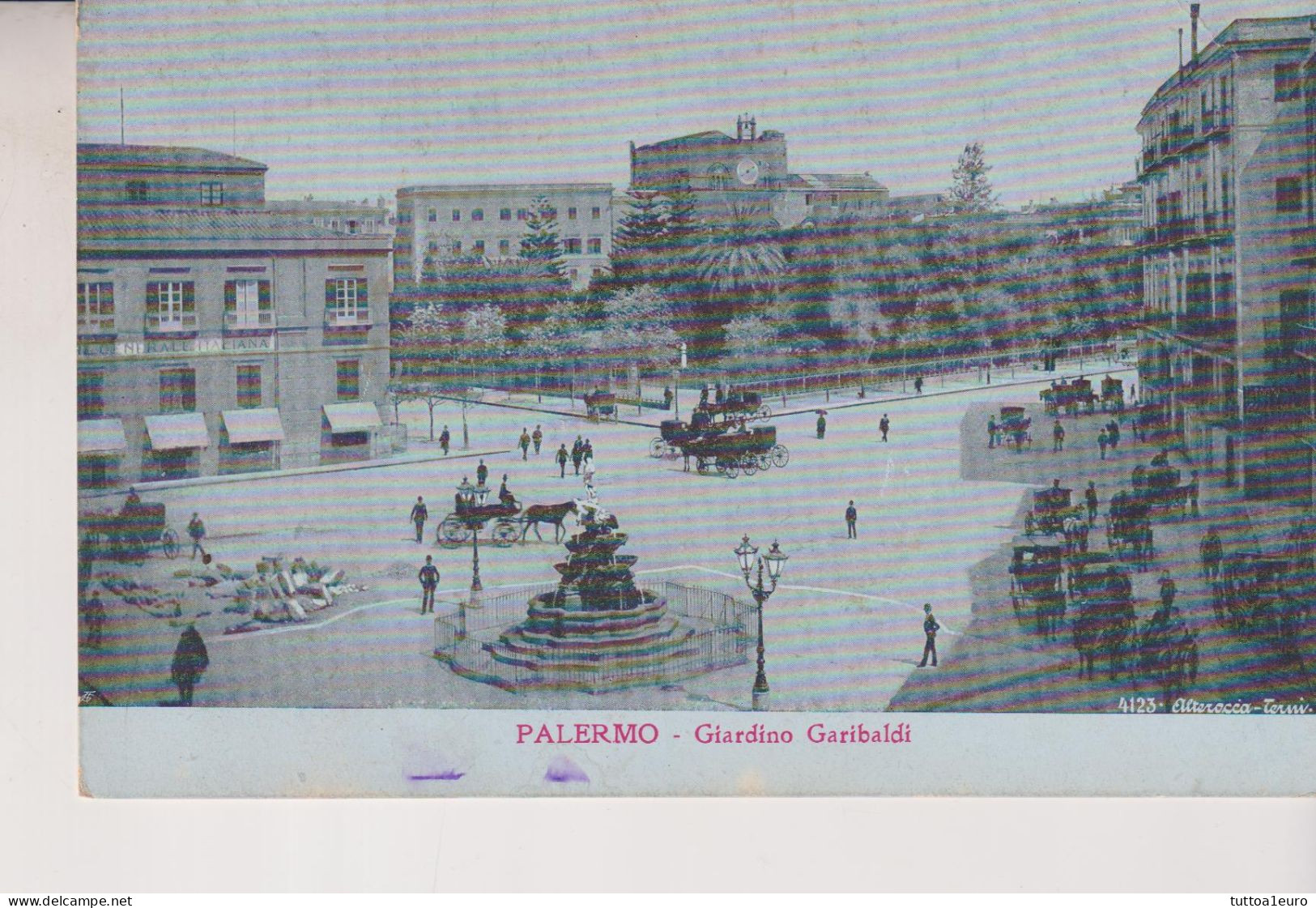 PALERMO  GIARDINO  GARIBALDI   VG  1911 - Palermo