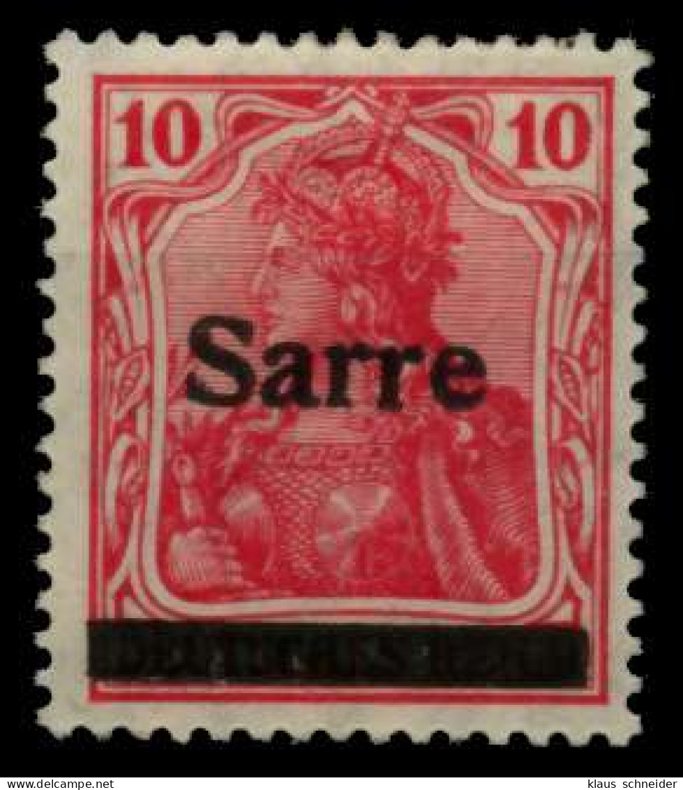 SAARGEBIET GERMANIA Nr 6aI Ungebraucht X95932A - Unused Stamps