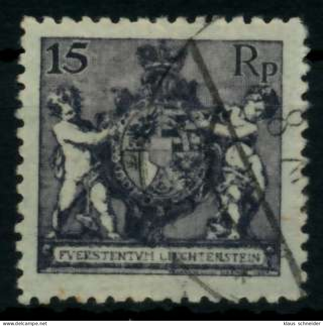 LIECHTENSTEIN 1921 Nr 52B Gestempelt X6F903A - Used Stamps