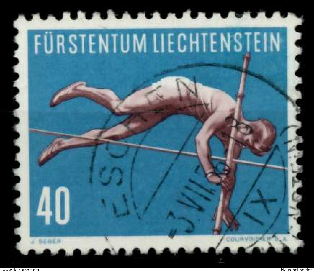 LIECHTENSTEIN 1956 Nr 344 Gestempelt X6FE67A - Gebruikt