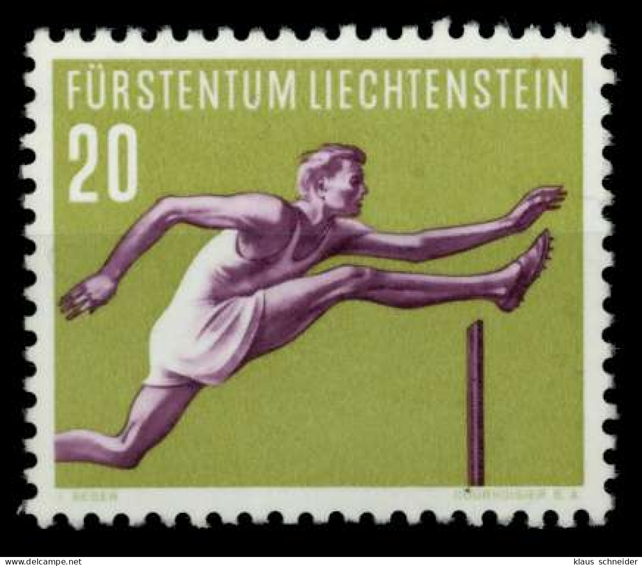 LIECHTENSTEIN 1956 Nr 343 Postfrisch X6FE6EE - Ongebruikt