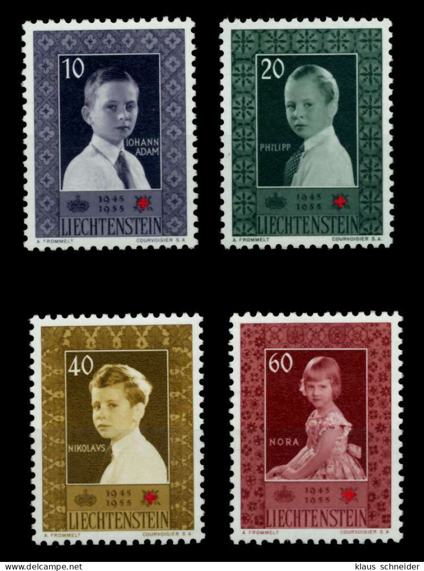 LIECHTENSTEIN 1955 Nr 338-341 Postfrisch X6FE6CA - Unused Stamps