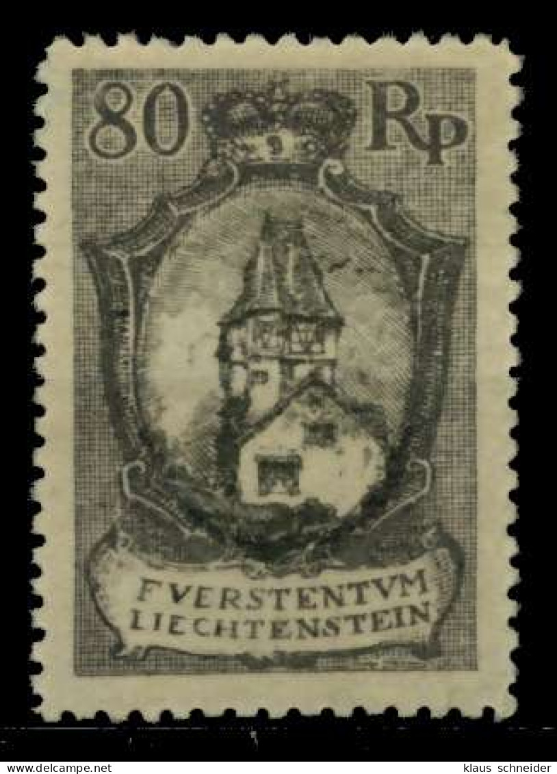 LIECHTENSTEIN 1921 Nr 59A Ungebraucht X700146 - Unused Stamps