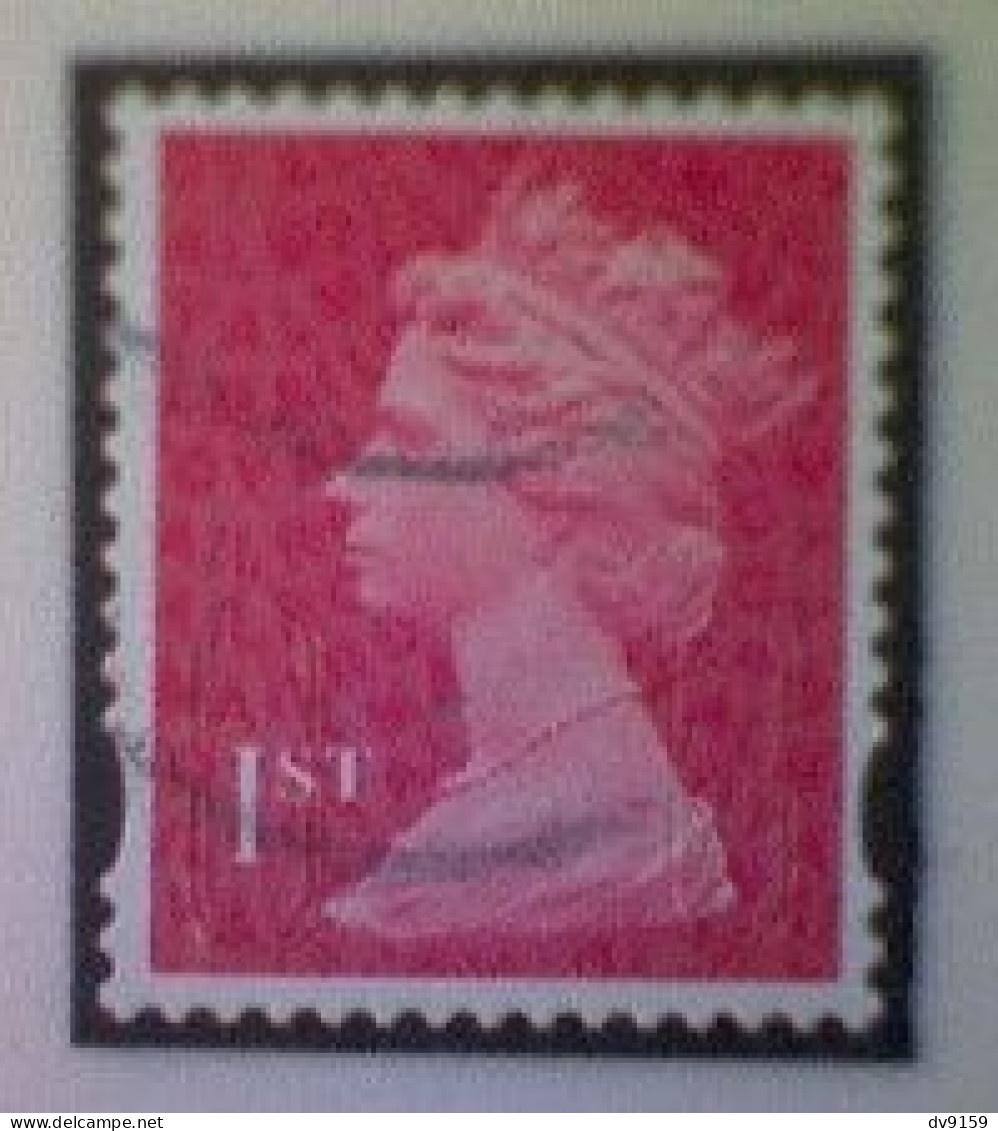 Great Britain, Scott #MH440, 2021, Used, Machin, 1st, Dark Red - Série 'Machin'