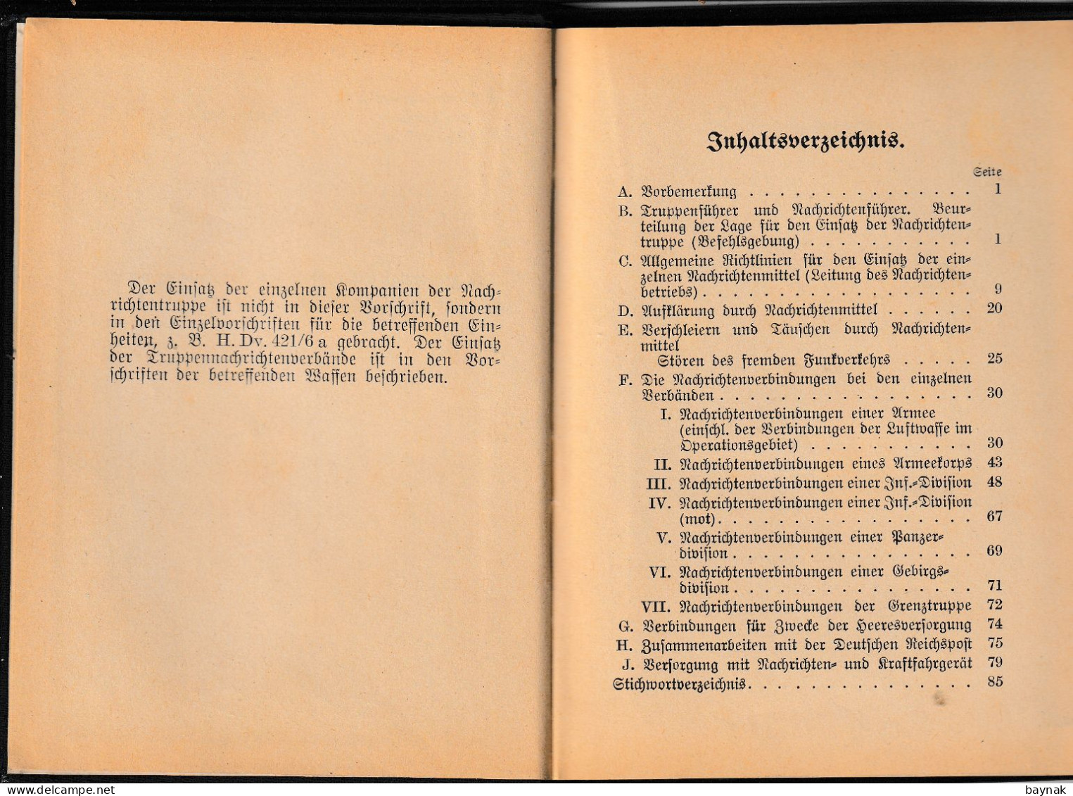 DEUTSCHLAND  --  THIRD REICH  --  AUSBILDUNGVORSCHRIFT FUR NACHRICHTENTRUPPE  --  TELEGRAPHIE  --  RRR! - 1939-45