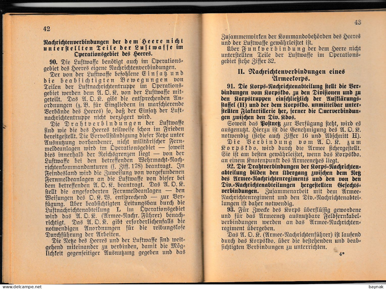 DEUTSCHLAND  --  THIRD REICH  --  AUSBILDUNGVORSCHRIFT FUR NACHRICHTENTRUPPE  --  TELEGRAPHIE  --  RRR!