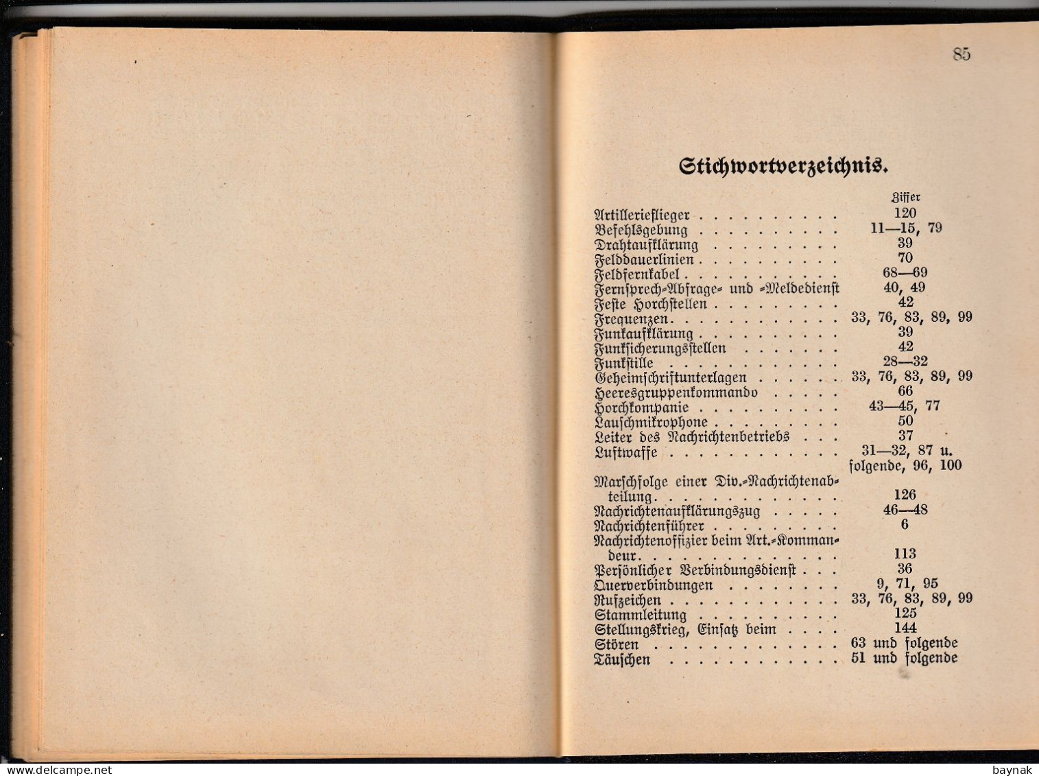 DEUTSCHLAND  --  THIRD REICH  --  AUSBILDUNGVORSCHRIFT FUR NACHRICHTENTRUPPE  --  TELEGRAPHIE  --  RRR!