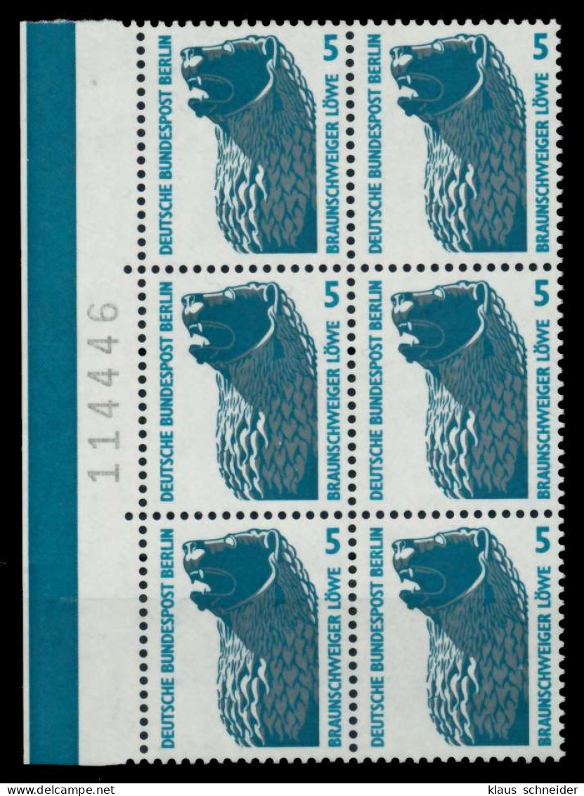 BERLIN DS SEHENSW Nr 863 Postfrisch 6er-BLOCK SRA X72984A - Unused Stamps