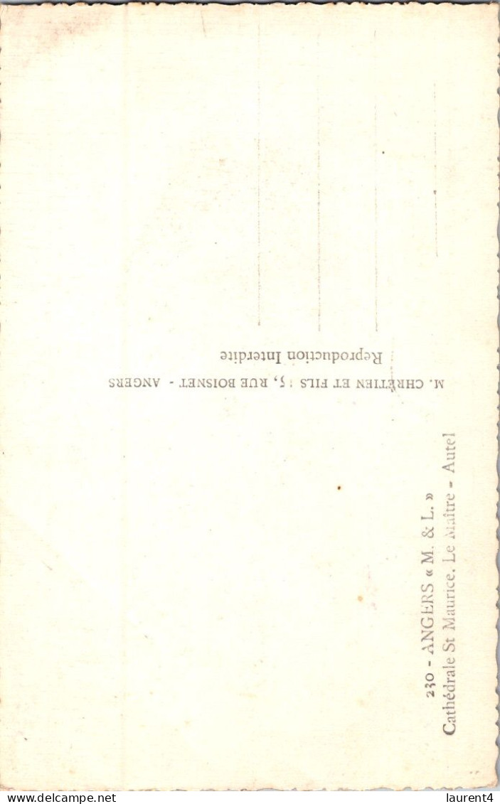 23-4-2024 (2 Z 46) Very Old - FRANCE - Angers Cathédrale (not Posted) - Iglesias Y Catedrales