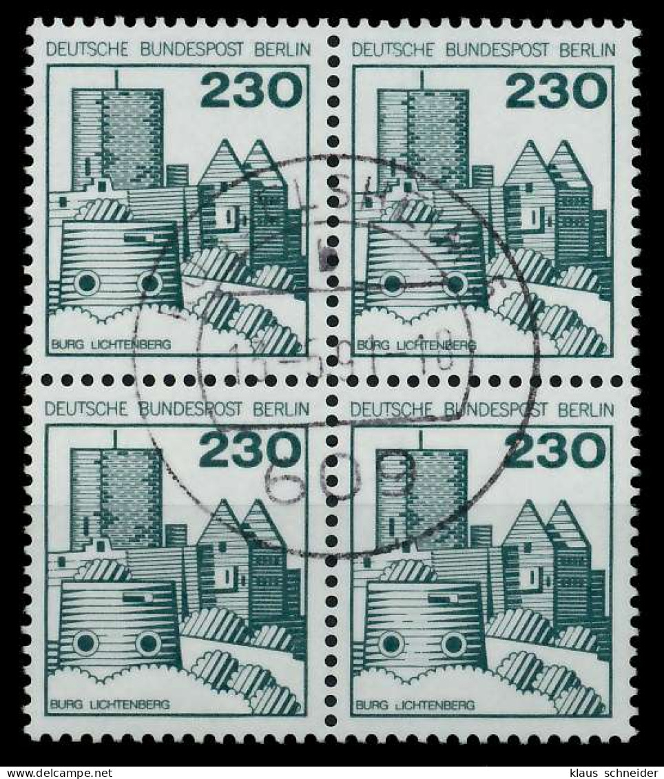 BERLIN DS BURGEN U. SCHLÖSSER Nr 590 Zentrisch Gestempelt VI X7806CE - Used Stamps