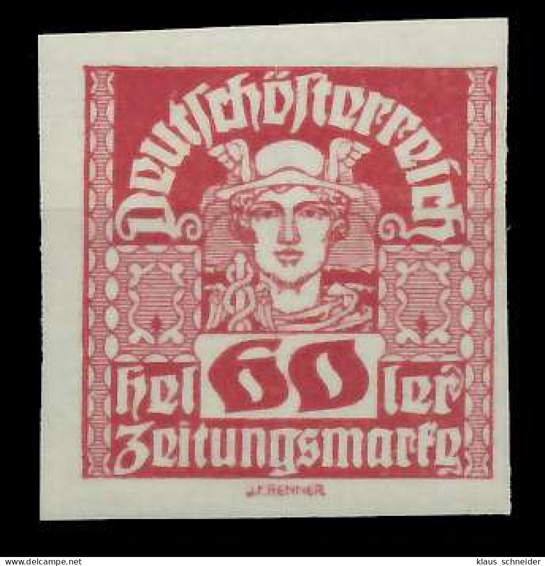 ÖSTERREICH 1920 21 ZEITUNGSMARKEN Nr 306x Postfrisch X7A8932 - Zeitungsmarken