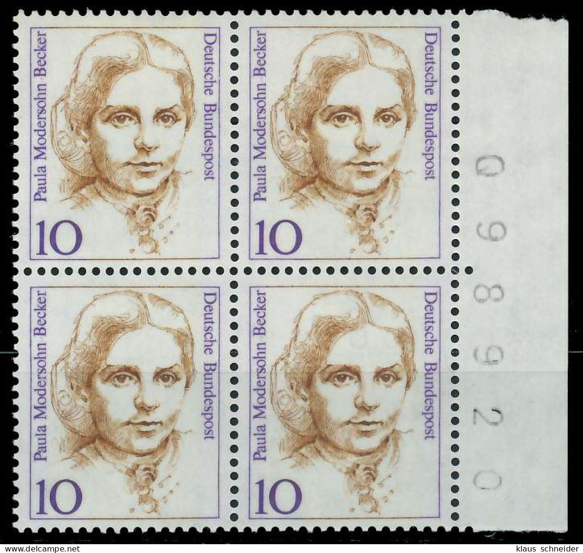 BRD DS FRAUEN Nr 1359 Postfrisch VIERERBLOCK SRA X7D7F2E - Unused Stamps