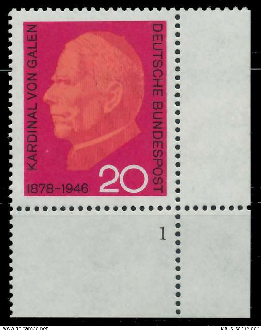 BRD 1966 Nr 505 Postfrisch FORMNUMMER 1 X7EF5A2 - Unused Stamps