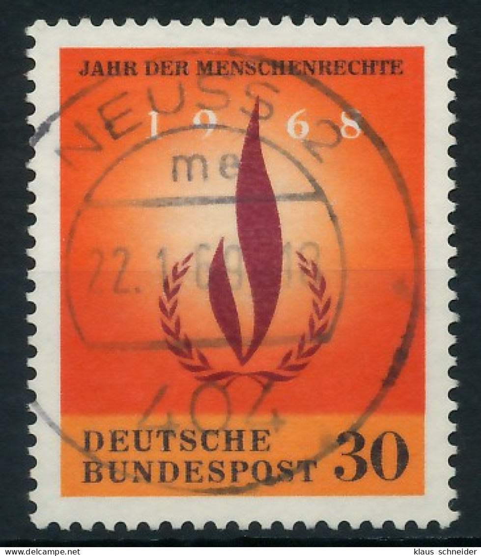 BRD 1968 Nr 575 Gestempelt X7F98EA - Used Stamps