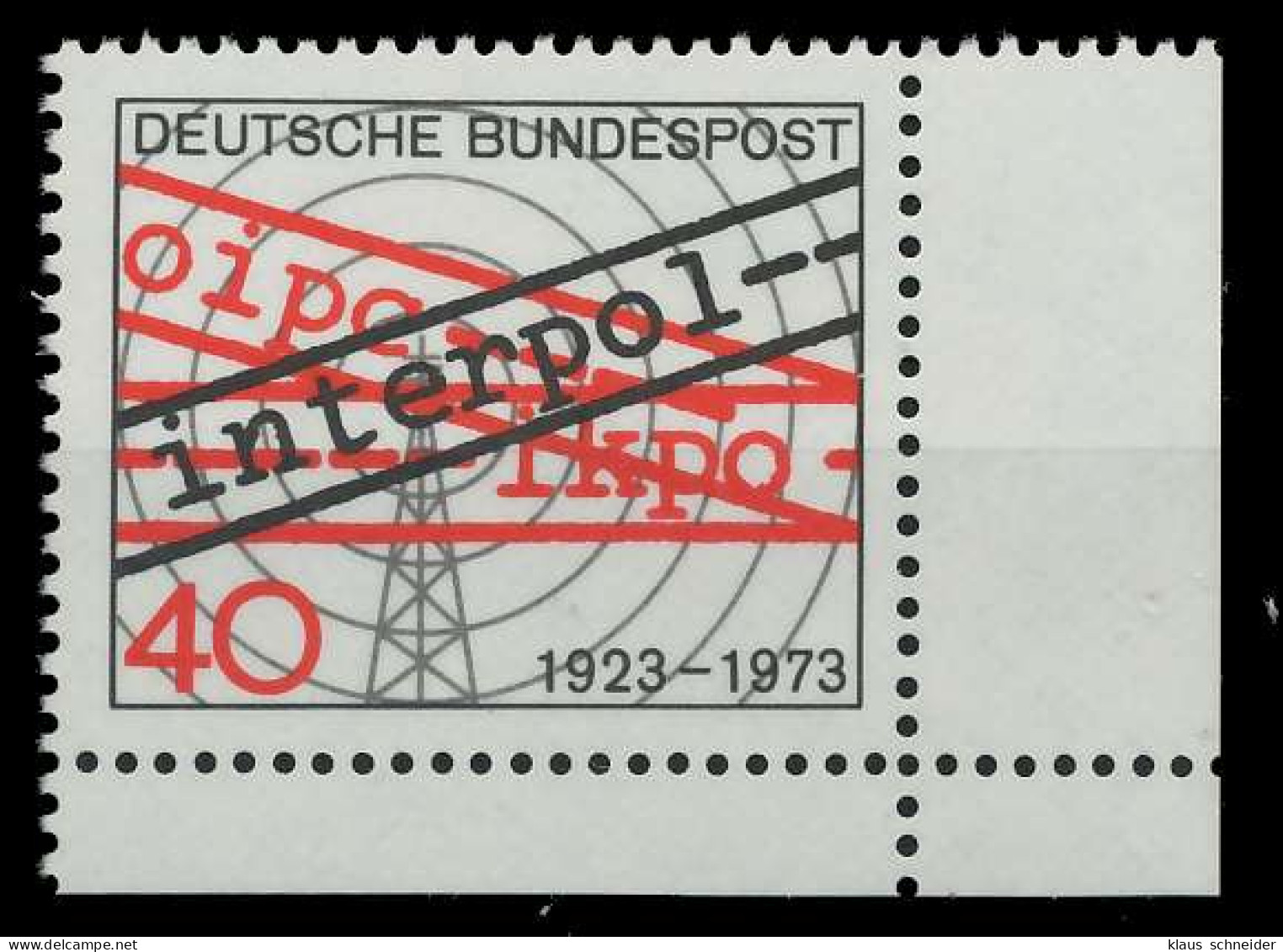 BRD 1973 Nr 759 Postfrisch ECKE-URE X7FD6E2 - Unused Stamps