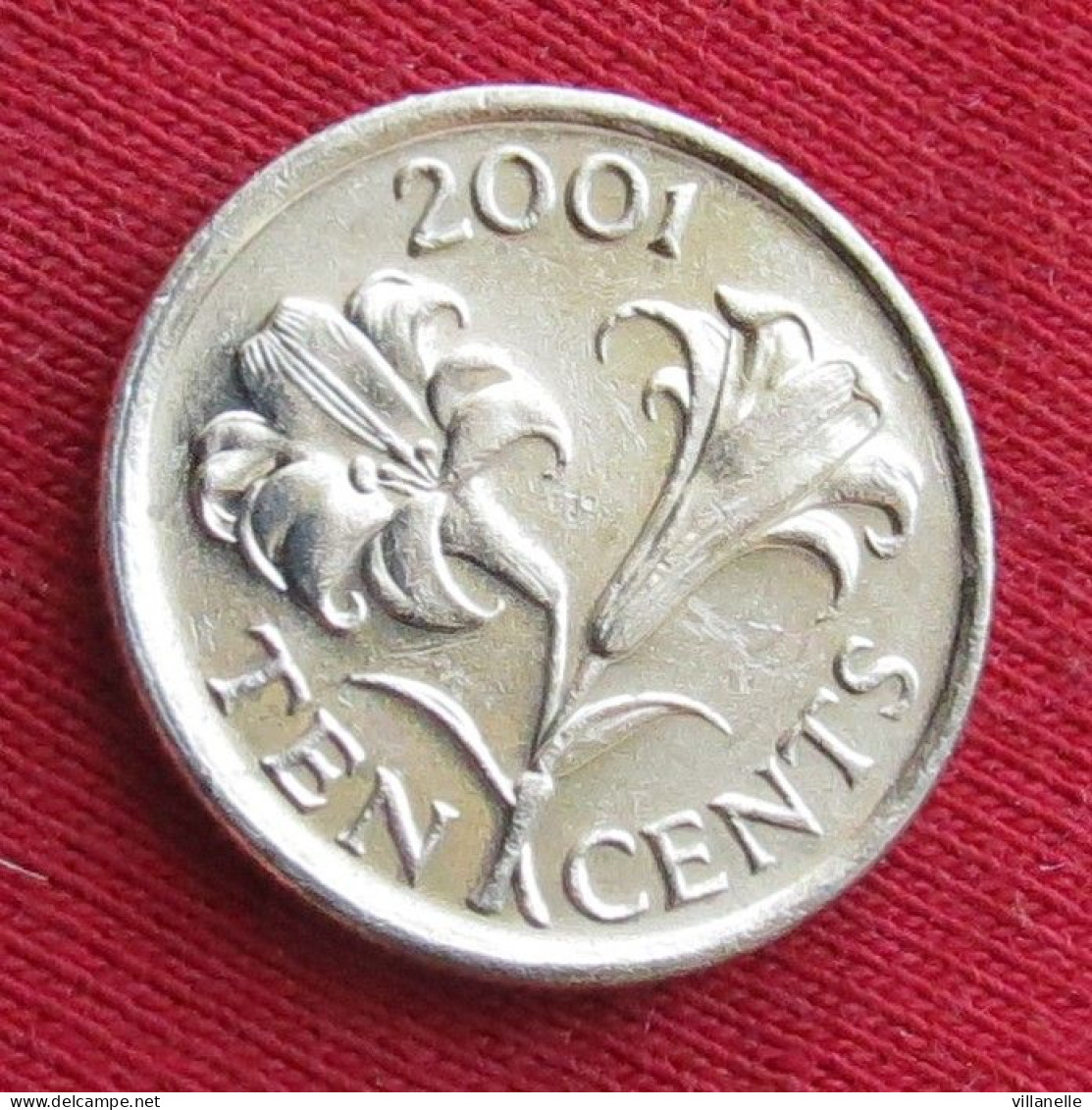 Bermuda 10 Cents 2001 KM# 109 Lt 1125 Bermudes Bermudas - Bermuda