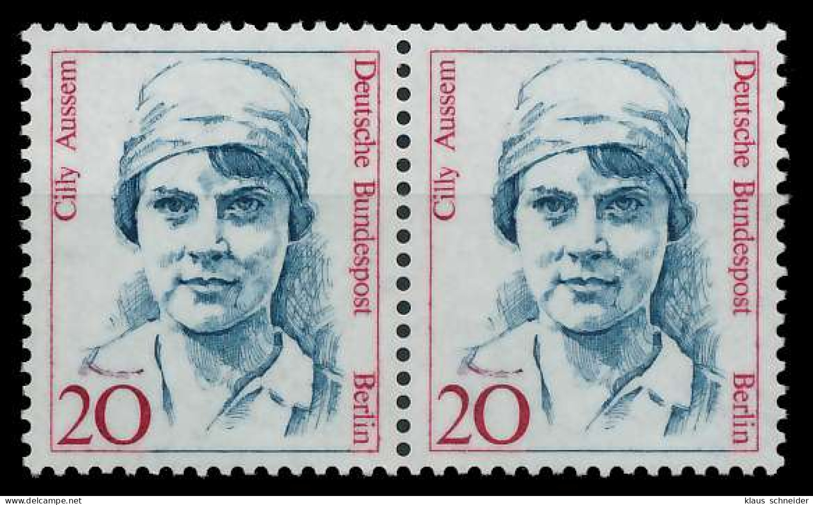 BERLIN DS FRAUEN Nr 811 Postfrisch WAAGR PAAR X8F1552 - Neufs