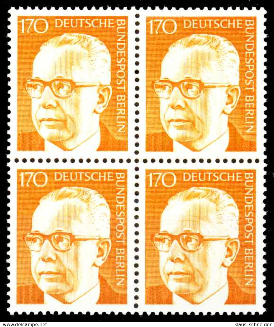 BERLIN DS HEINEMANN Nr 432 Postfrisch VIERERBLOCK S949862 - Unused Stamps