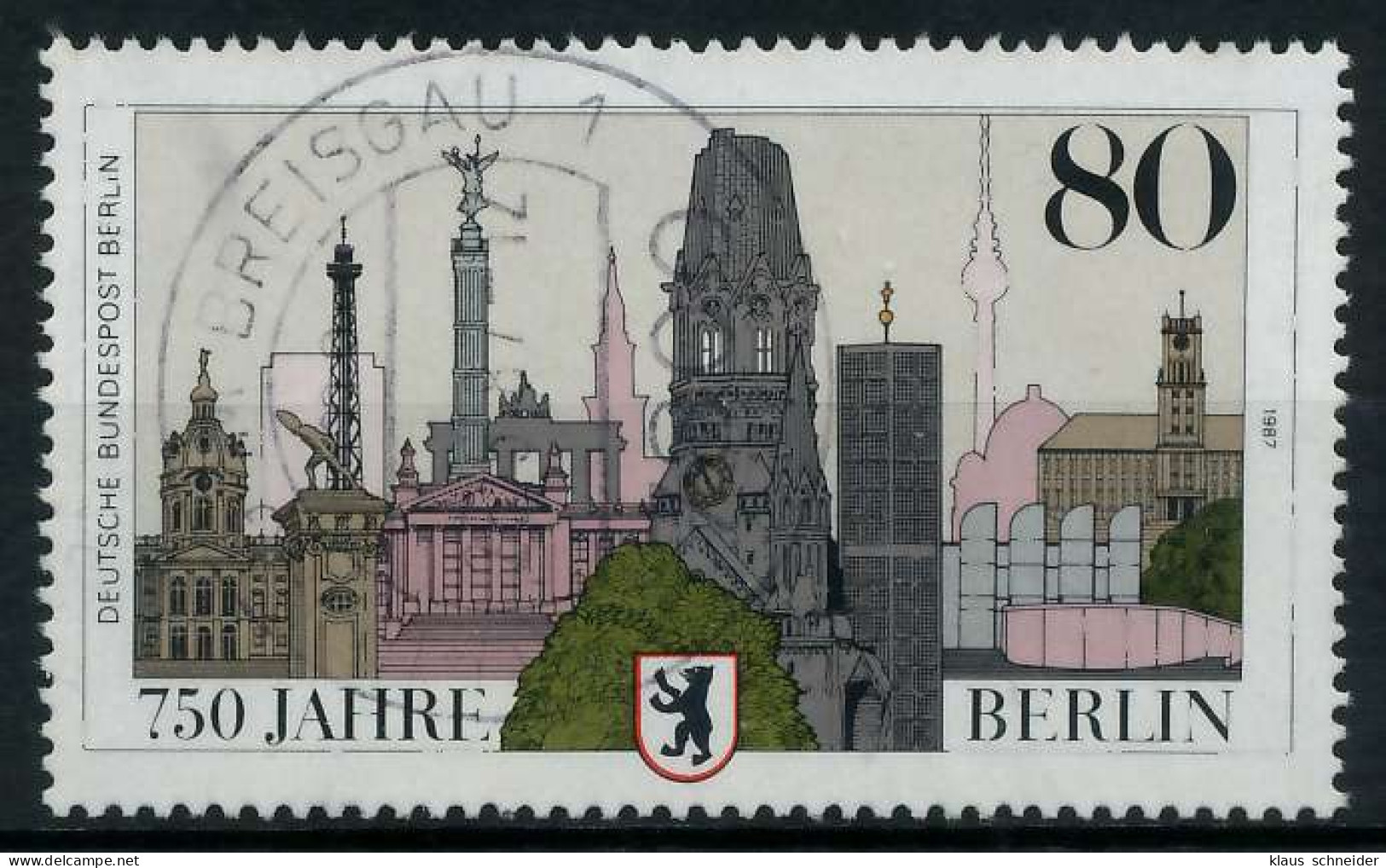 BERLIN 1987 Nr 776 Zentrisch Gestempelt X9152E2 - Used Stamps