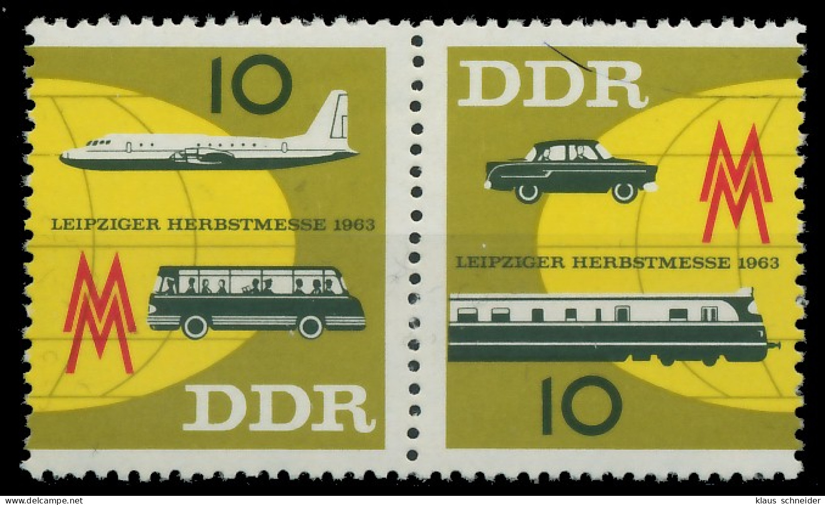 DDR ZUSAMMENDRUCK Nr WZd 96 Postfrisch WAAGR PAAR X105EDE - Zusammendrucke