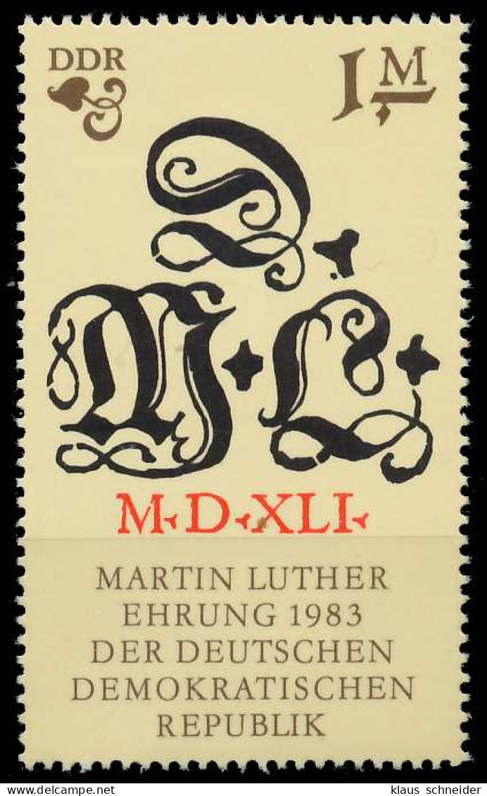 DDR 1983 Nr 2833 Postfrisch X1963E2 - Neufs