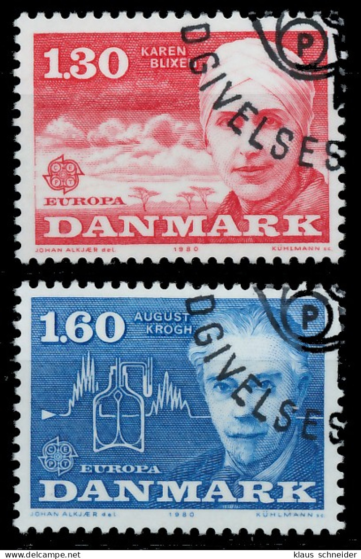 DÄNEMARK 1980 Nr 699-700 Gestempelt X592A36 - Used Stamps