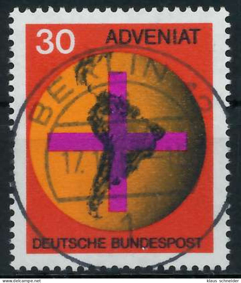 BRD BUND 1967 Nr 545 EST Zentrisch Gestempelt X69B6CE - Oblitérés