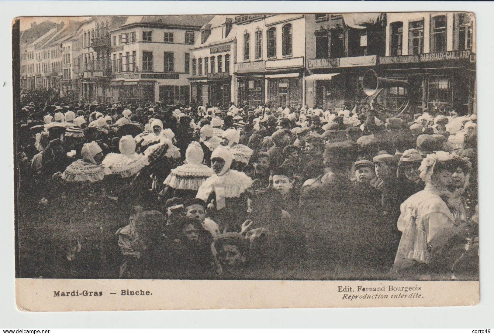 CP De BINCHE - LE CARNAVAL -    MARDI-GRAS  - Voir Les 2 Scans ! - Binche