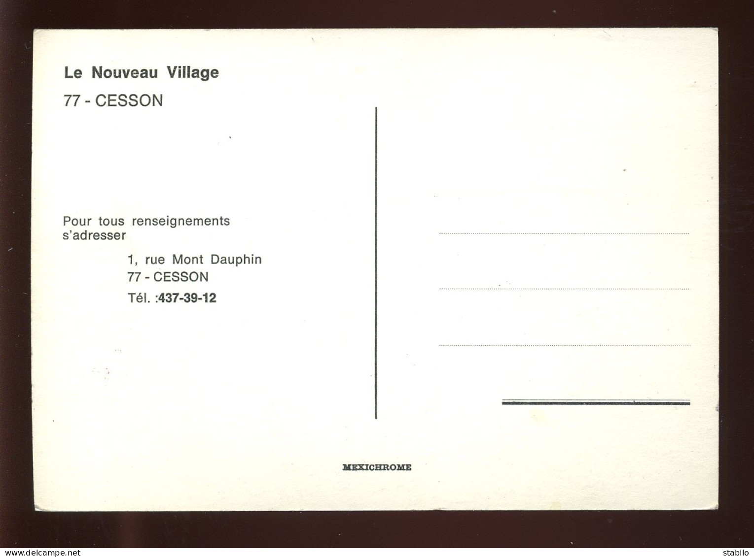 77 - CESSON - LE NOUVEAU VILLAGE - Cesson