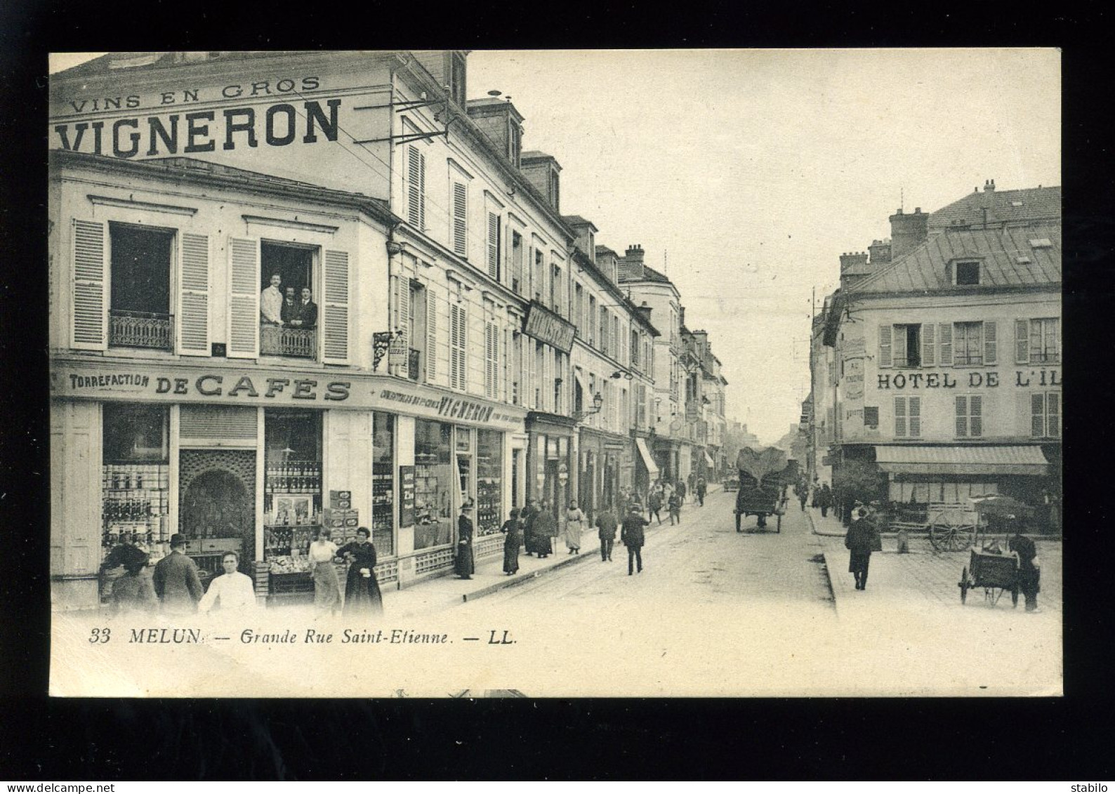 77 - MELUN - GRANDE RUE ST-ETIENNE - Melun