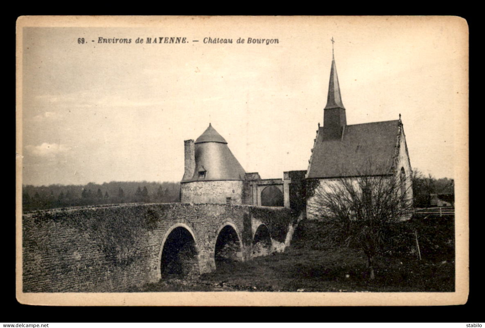 53 - CHATEAU DE BOURGON - Saint Aignan Sur Roe