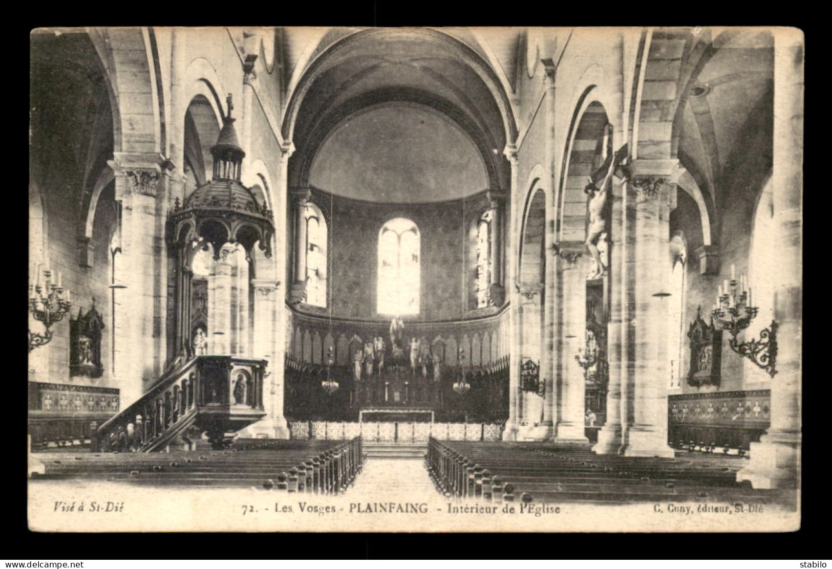 88 - PLAINFAING - INTERIEUR DE L'EGLISE - Plainfaing