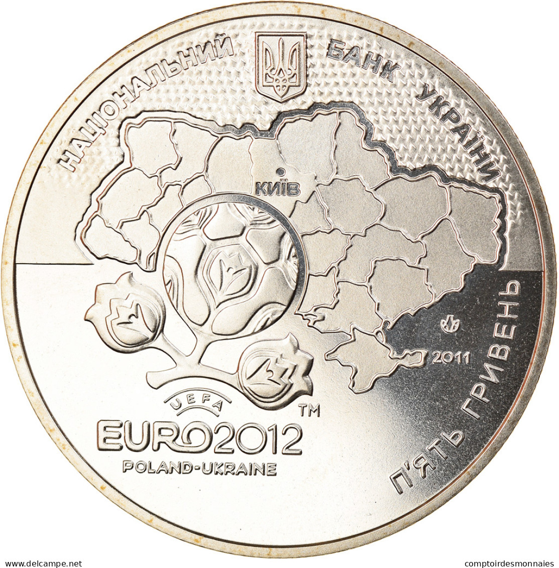 Monnaie, Ukraine, 5 Hryven, 2011, Kyiv, FDC, Copper-Nickel-Zinc, KM:650 - Oekraïne