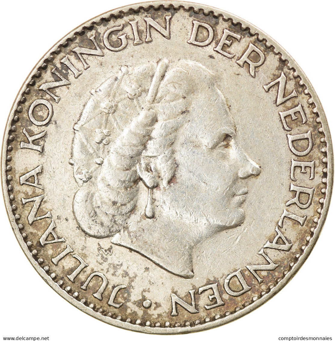 Monnaie, Pays-Bas, Juliana, Gulden, 1957, TTB, Argent, KM:184 - 1948-1980 : Juliana