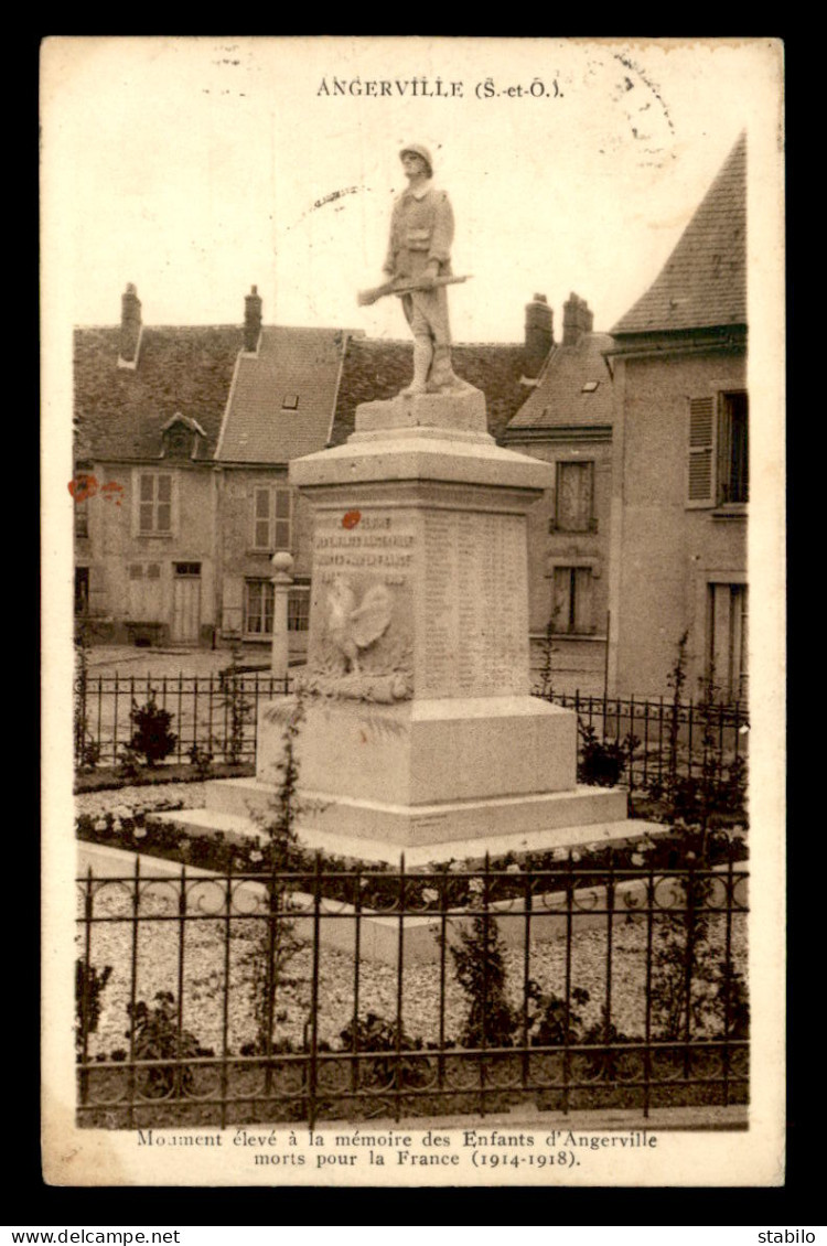 91 - ANGERVILLE - LE MONUMENT AUX MORTS - Angerville