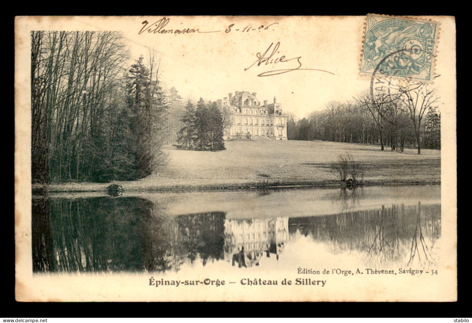 91 - EPINAY-SUR-ORGE - CHATEAU DE SILLERY - Epinay-sur-Orge