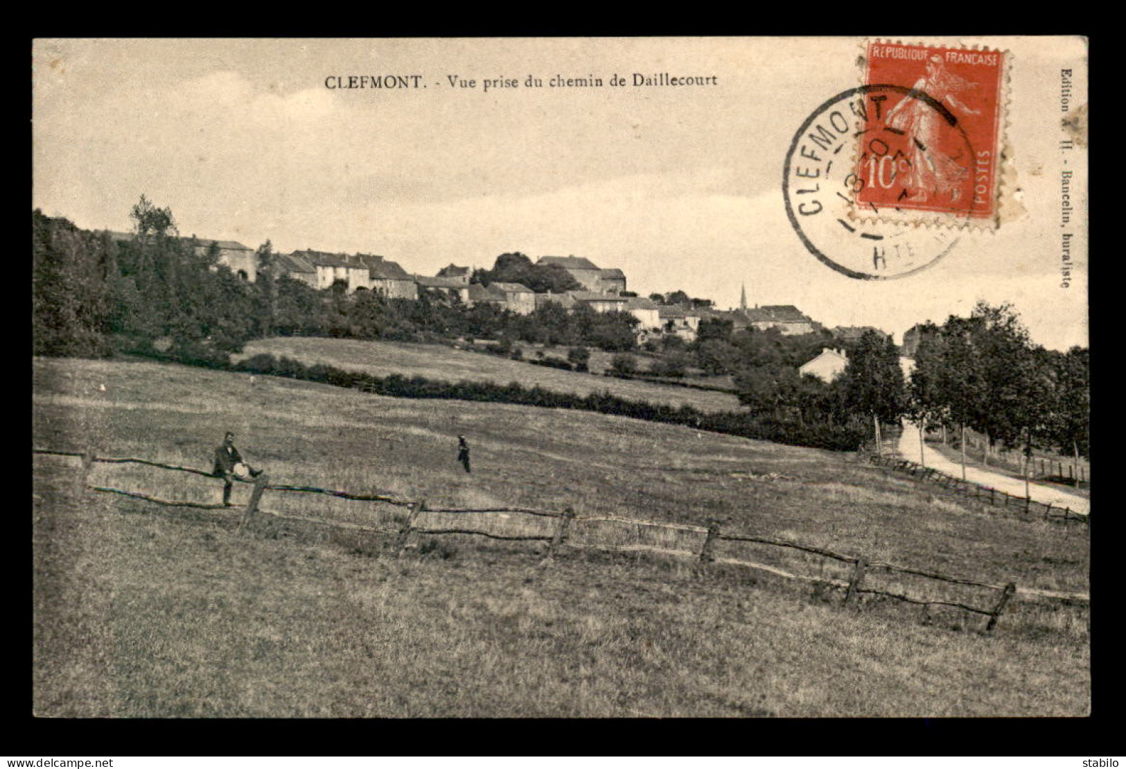 52 - CLEFMONT - VUE PRISE DU CHEMIN DE DAILLECOURT - Clefmont