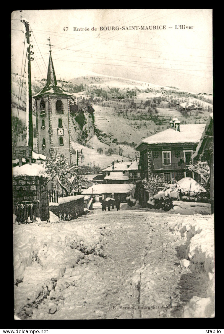 73 - BOURG-ST-MAURICE - L'ENTREE EN HIVER - Bourg Saint Maurice