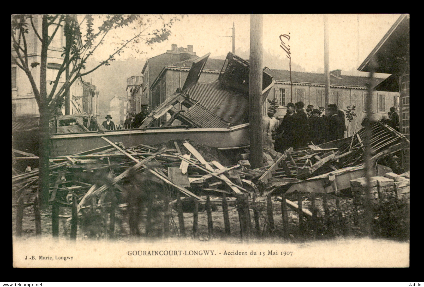 54 - GOURAINCOURT-LONGWY - ACCIDENT DE CHEMIN DE FER DU 13 MAI 1907 - CATASTROPHE - Saint Nicolas De Port