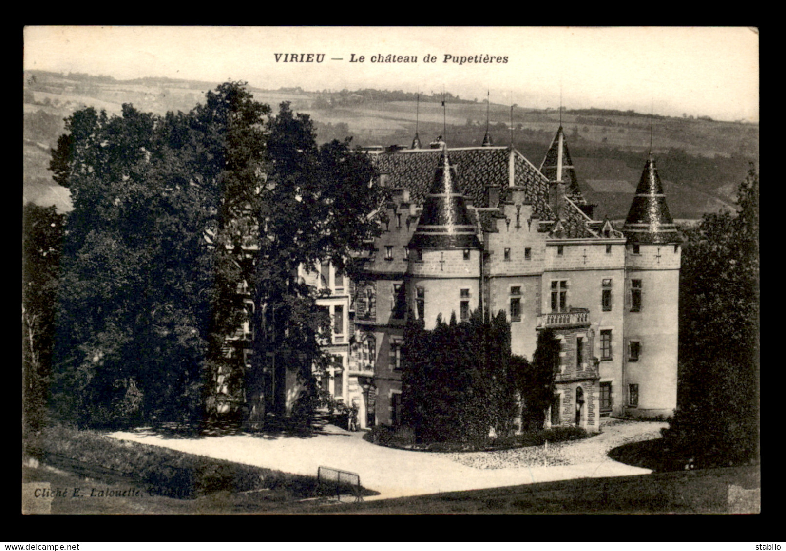 38 - VIRIEU-SUR-BOURBRE  - CHATEAU DES PUPETIERES - Virieu