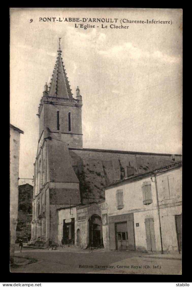 17 - PONT-L'ABBE-D'ARNOULT - L'EGLISE - Pont-l'Abbé-d'Arnoult