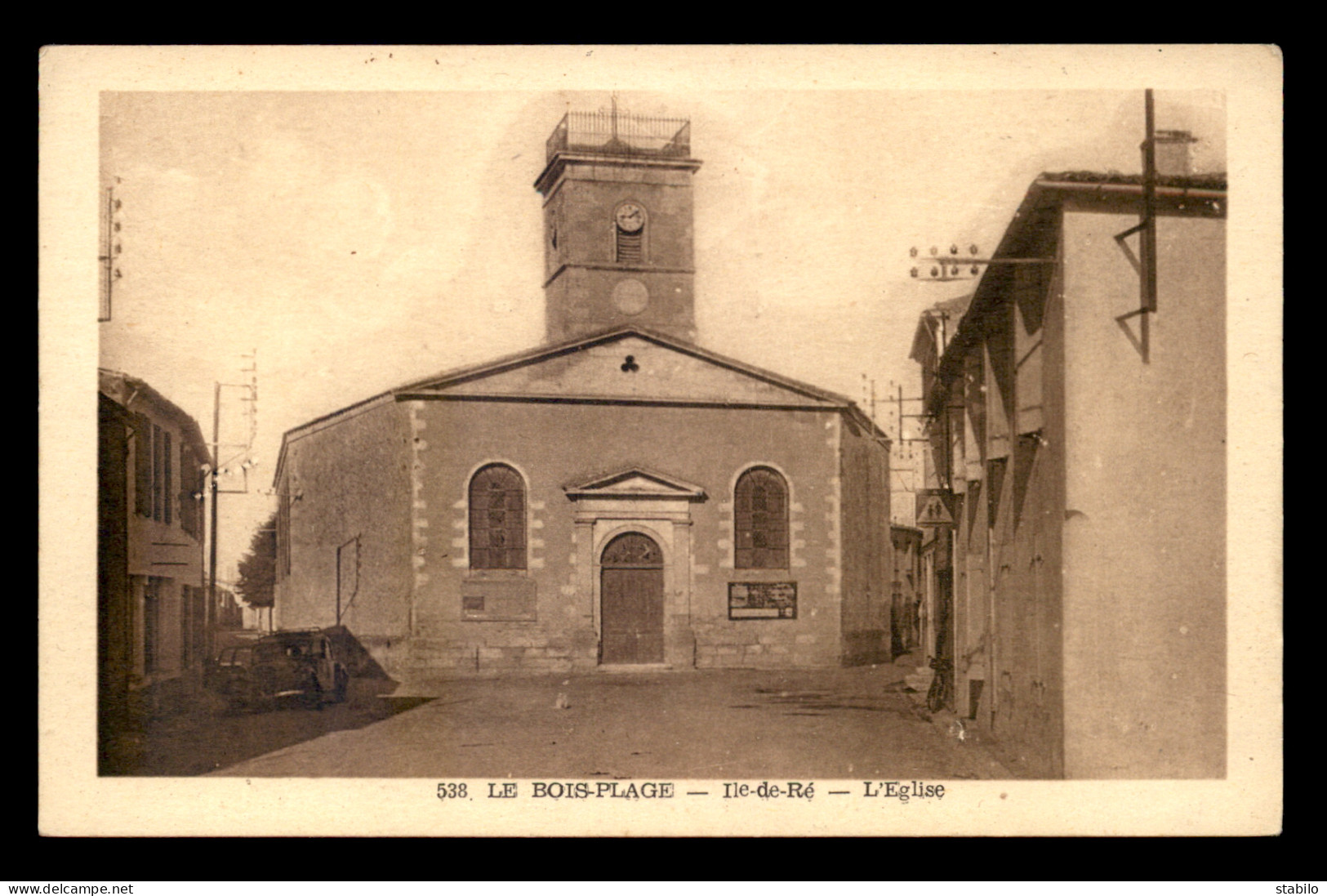 17 - ILE DE RE - LE BOIS-PLAGE - L'EGLISE - Ile De Ré