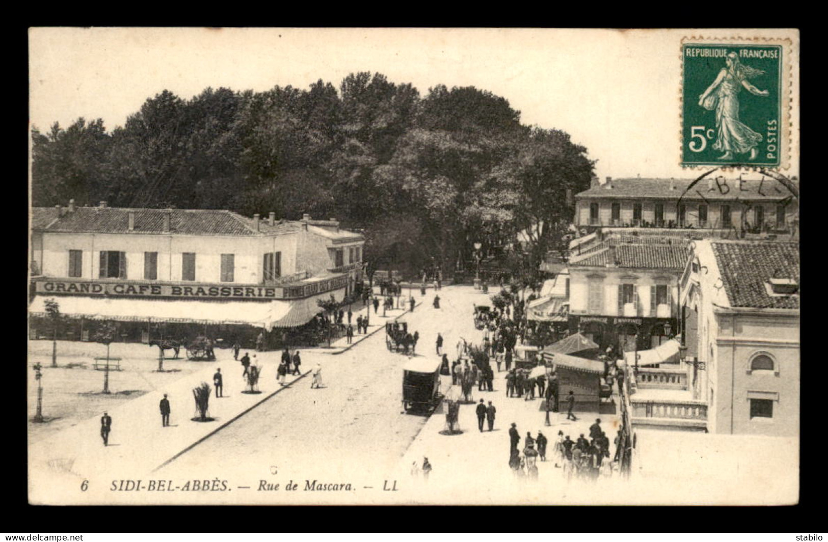 ALGERIE - SIDI-BEL-ABBES - RUE DE MASCARA - Sidi-bel-Abbès