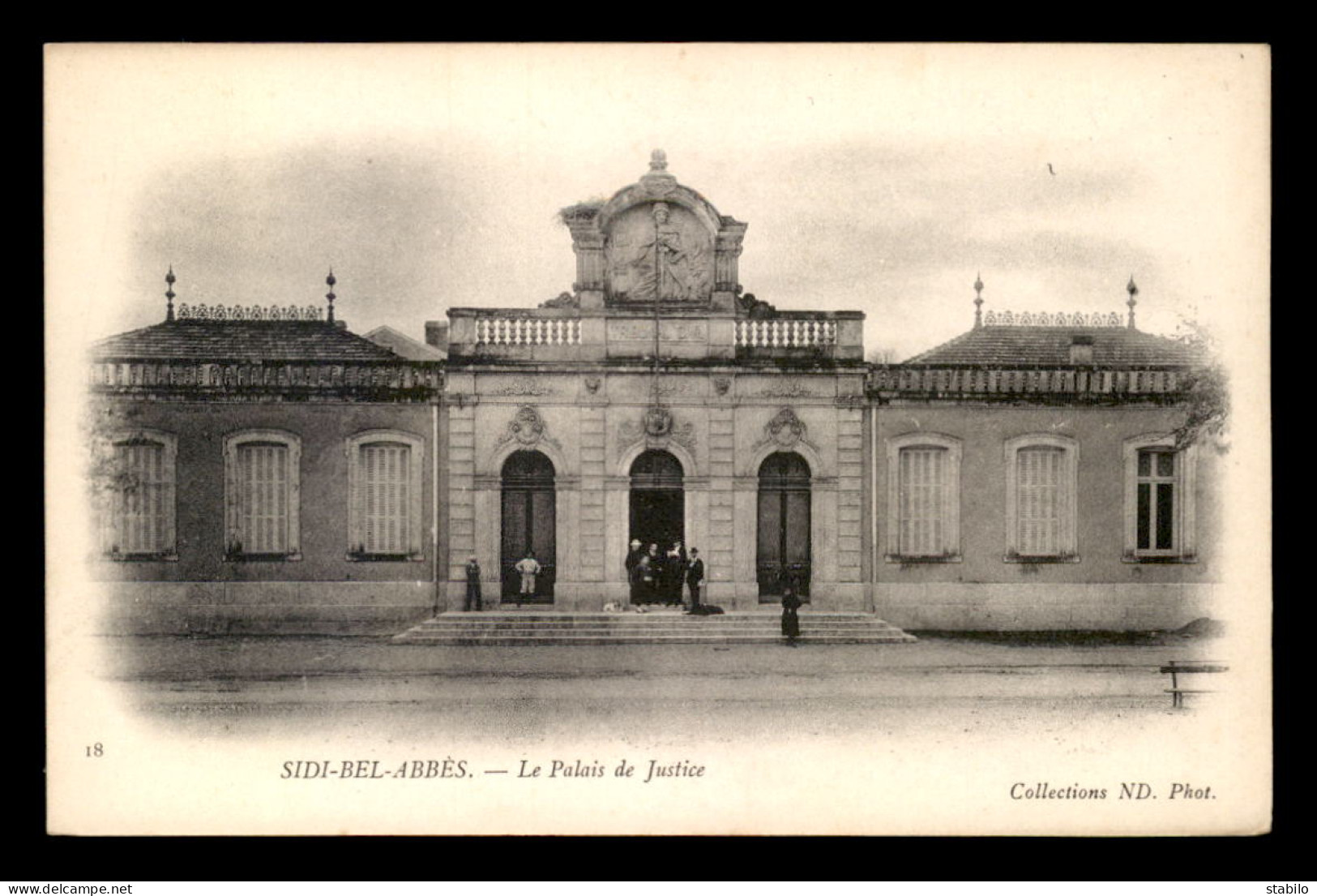 ALGERIE - SIDI-BEL-ABBES - LE PALAIS DE JUSTICE - Sidi-bel-Abbès