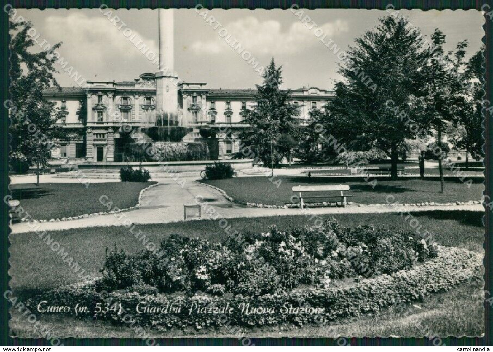 Cuneo Città Stazione Foto FG Cartolina KB2615 - Cuneo