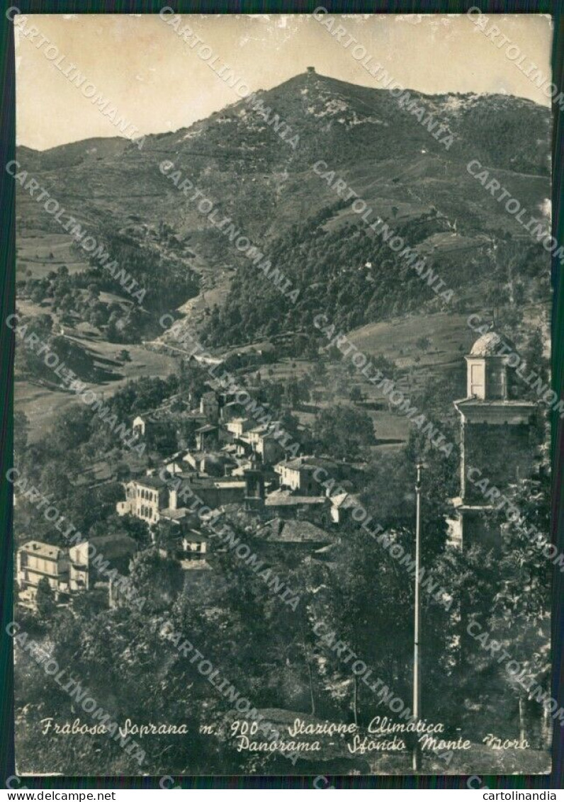 Cuneo Frabosa Soprana Monte Moro ABRASA Foto FG Cartolina KB2626 - Cuneo