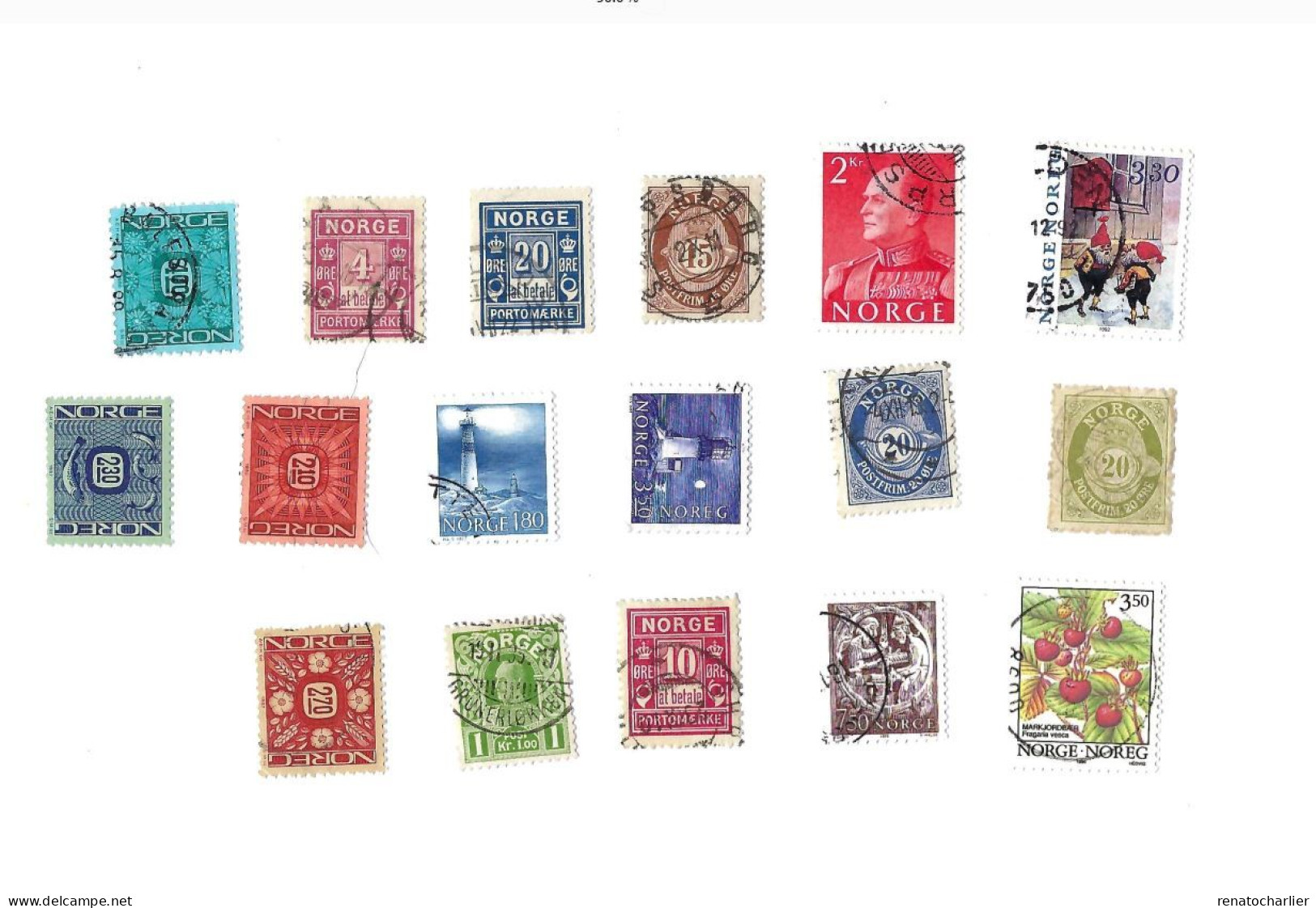 Collection De 100 Timbres  Oblitérés. - Verzamelingen