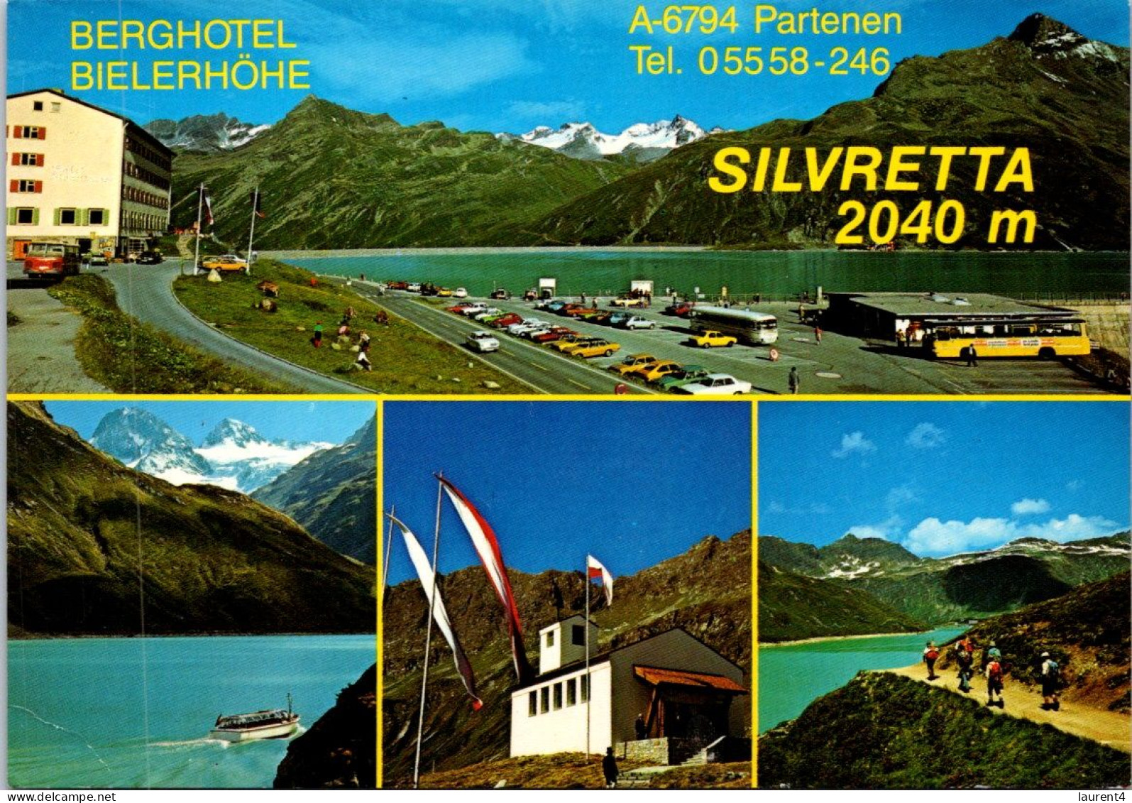 23-4-2024 (2 Z 48) Austria - Berghotel Hotel In Silvretta - Alberghi & Ristoranti