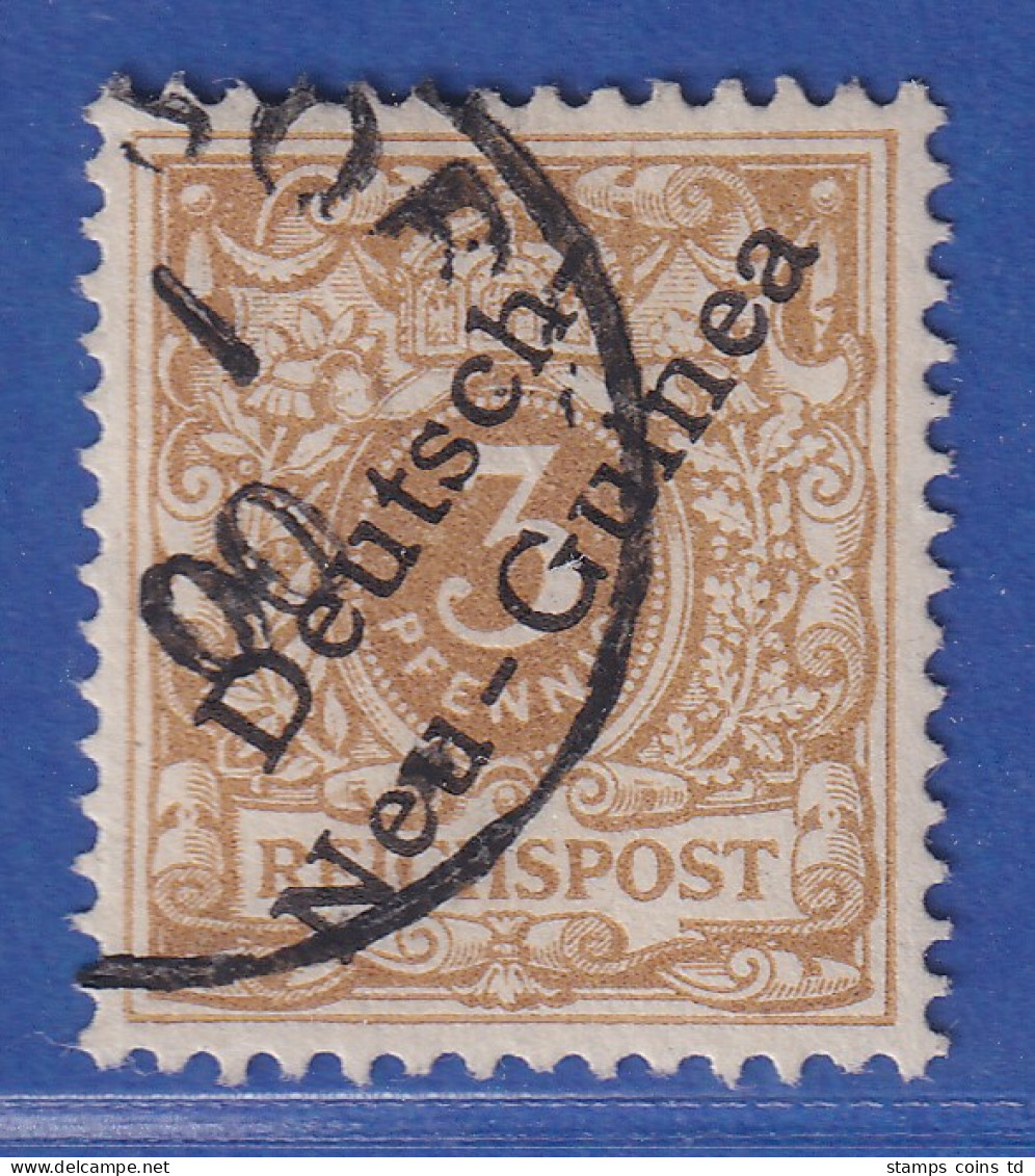 Deutsch-Neuguinea 1898 3 Pfg. Mi.-Nr. 1b Gestempelt Gpr. BOTHE - Nueva Guinea Alemana