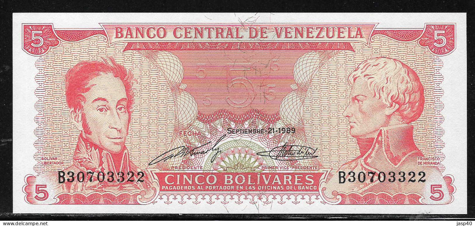 VENEZUELA - 5 BOLIVARES - Venezuela